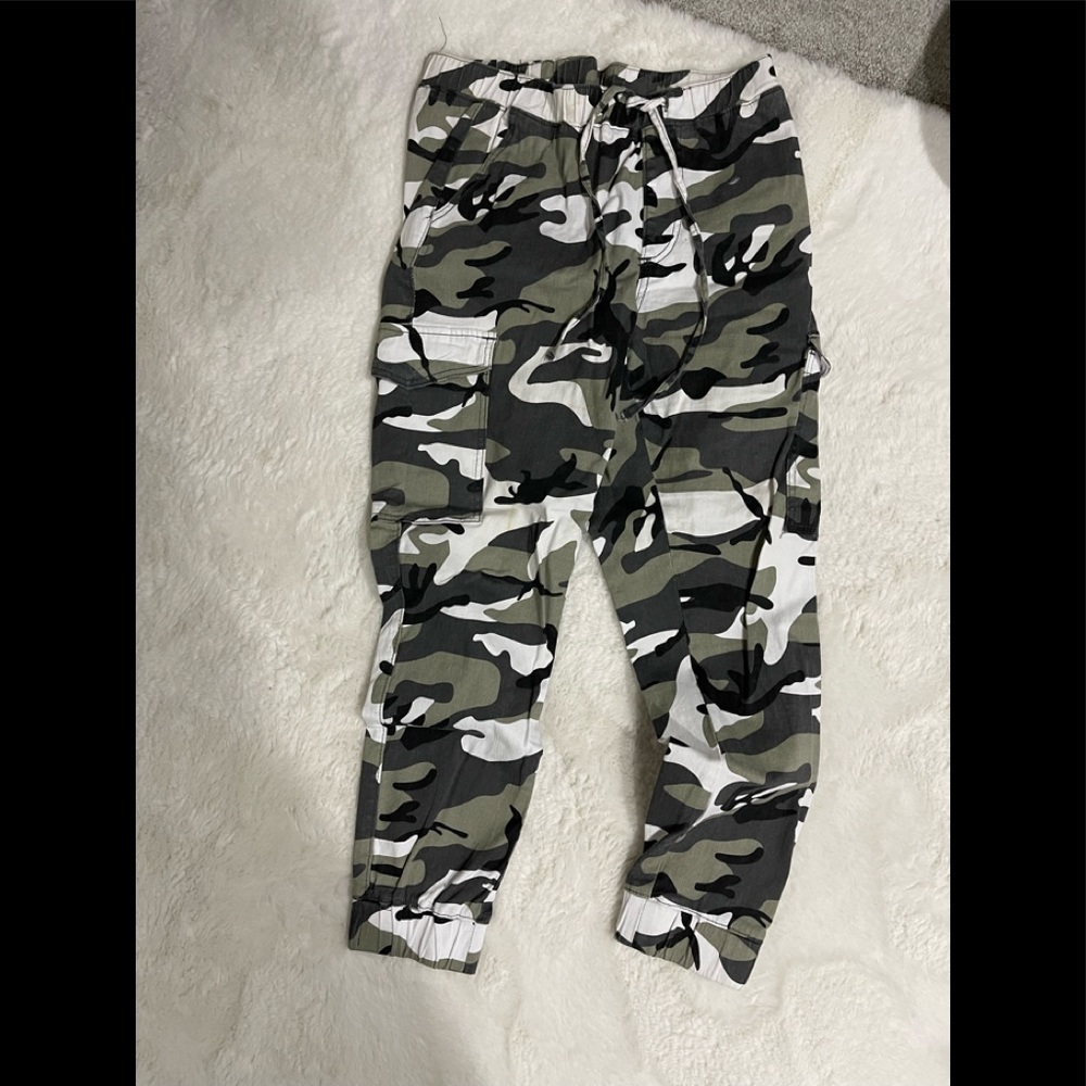 Camouflage joggers